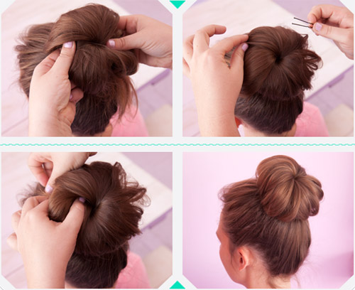 6 kiểu tóc búi vẫn đội được mũ bảo hiểm