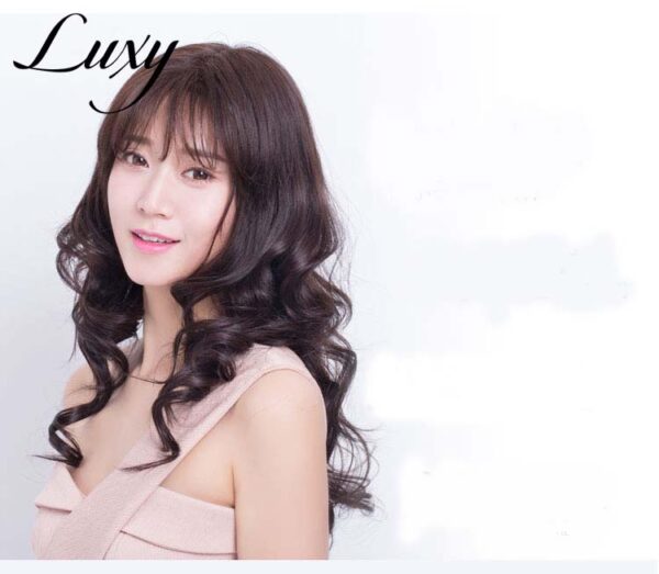 Tóc xoăn dài mái lưa thưa