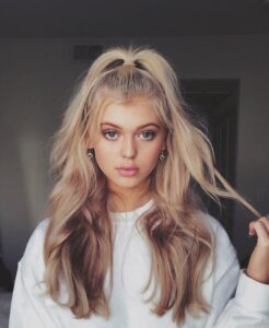 Kiểu Tóc Buộc Nửa đầu 14