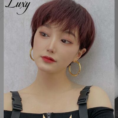 Toc Gia Nu Tem Nau Anh Do Bang Toc That 1s1