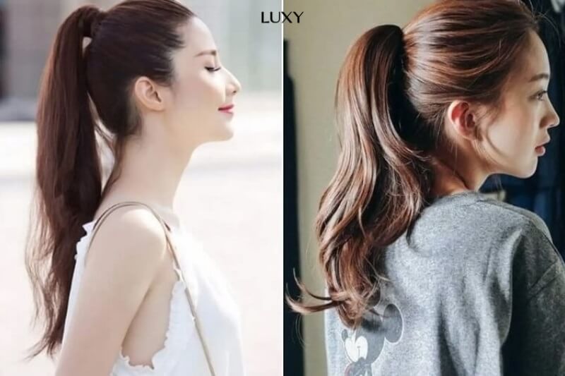 Búi tóc kiểu đuôi ngựa thoải mái