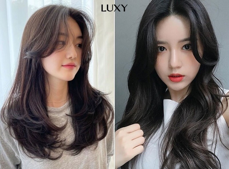 Tóc giả cho mặt mặt tròn