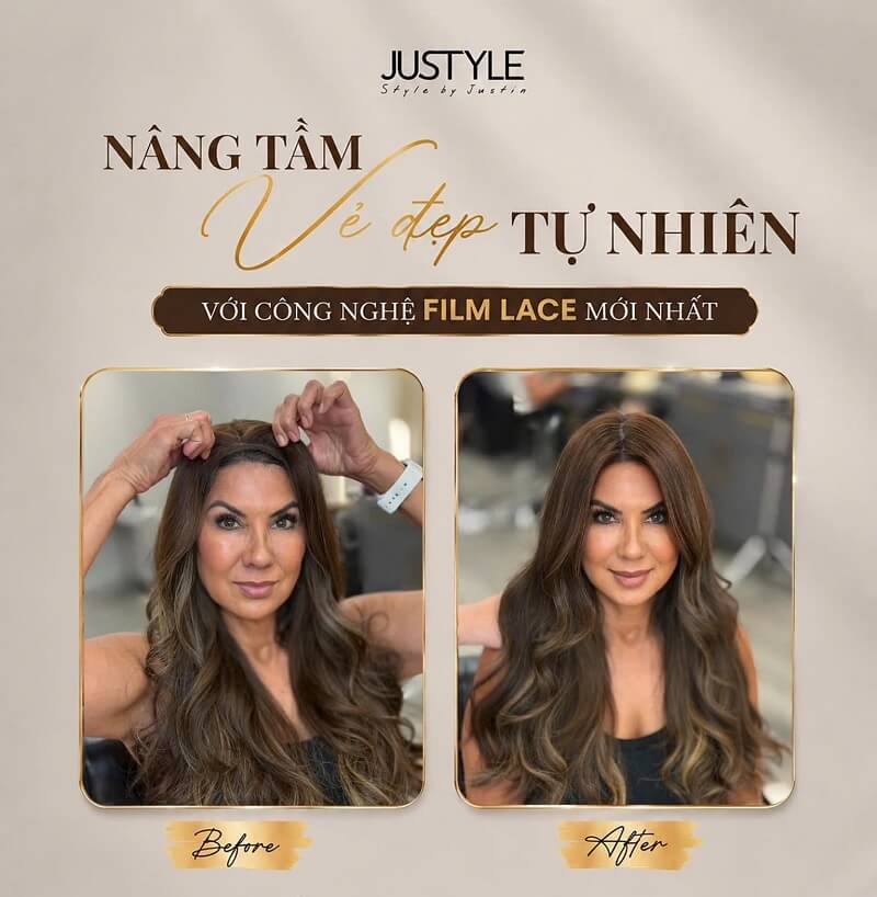 Tóc giả Justyle - Địa chỉ cửa hàng bán tóc giả​