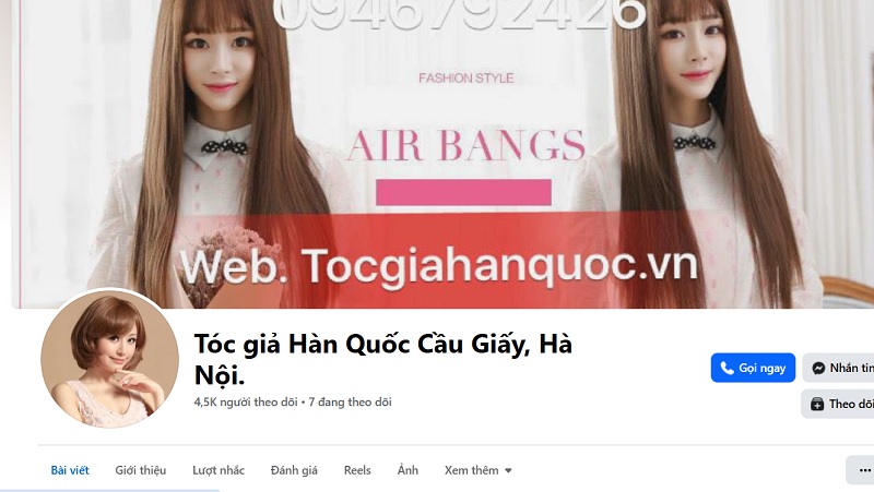 Tóc giả Hàn Quốc Japan - Địa chỉ mua bán tóc giả​ 
