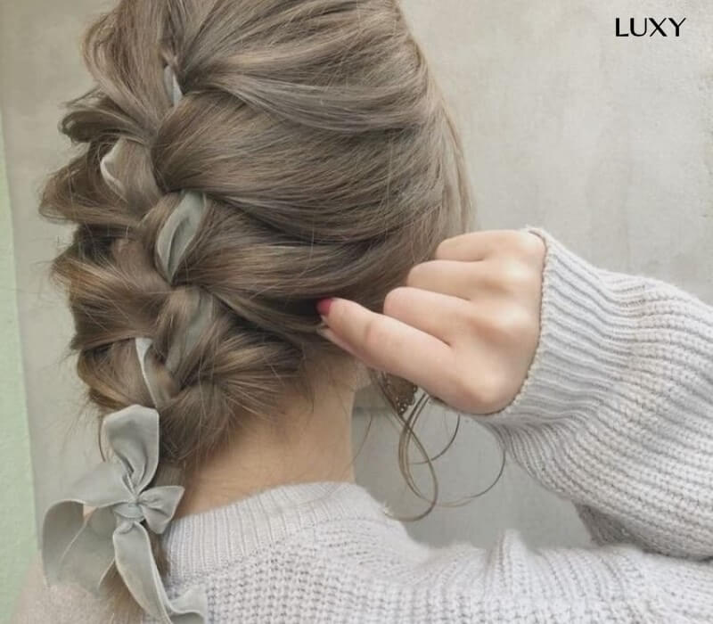 Tóc tết xương cá cho mùa hè