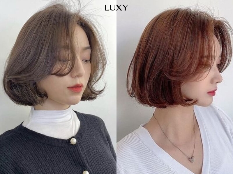 Tóc ngắn uốn chữ C cho mùa hè