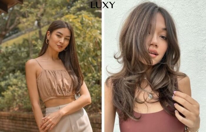Tóc hạt dẻ cho da ngăm