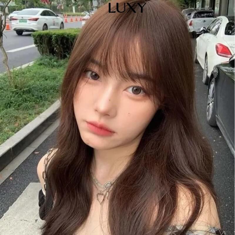 Tóc nâu hạt dẻ tự nhiên