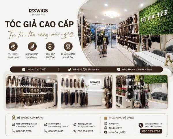 123 WIGS - TÓC GIẢ 123 - shop tóc giả TP.HCM