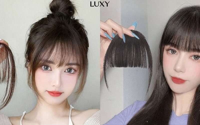 Cách sử dụng tóc mái giả tại nhà