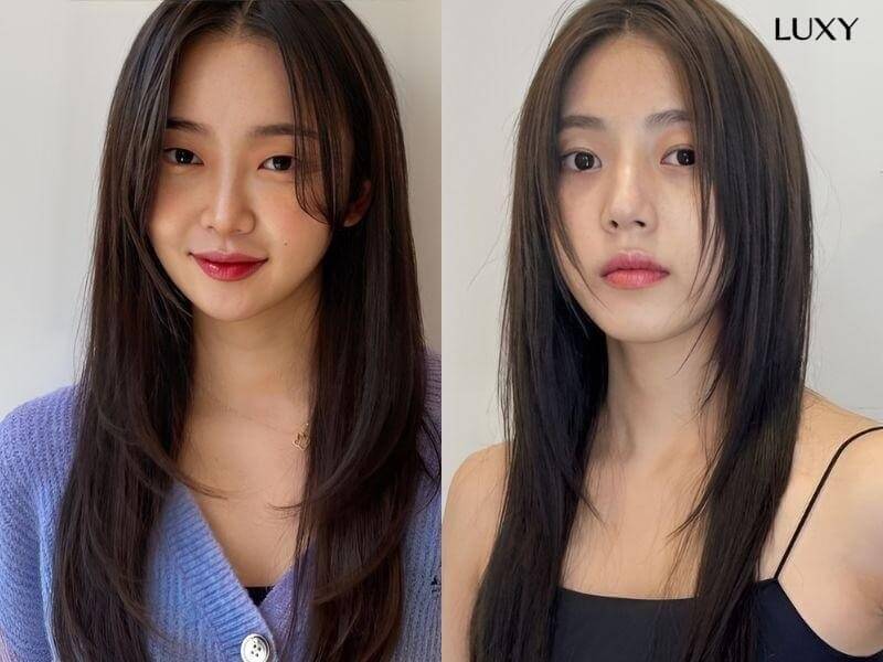 Tóc mái bay dành cho gò má cao