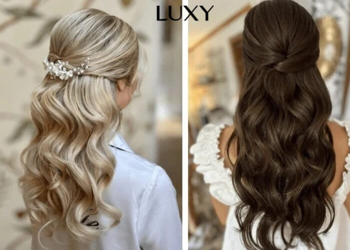 Tóc kiểu Pháp đi đám cưới sang chảnh