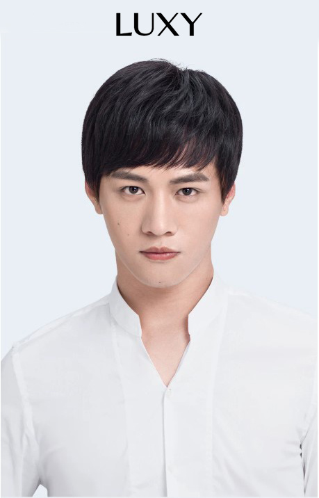 Tóc giả che phủ hói nam LUXY size 16x18cm móc tay thủ công mono bằng tóc thật