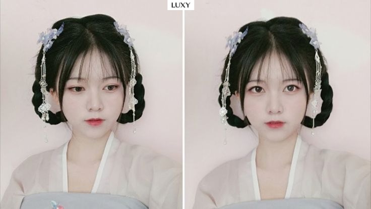 Tóc giả cổ trang cho tóc ngắn