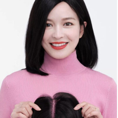 Tóc giả mái phủ hói bạc LUXY nhiều kích thước móc tay thủ công mono bằng tóc thật