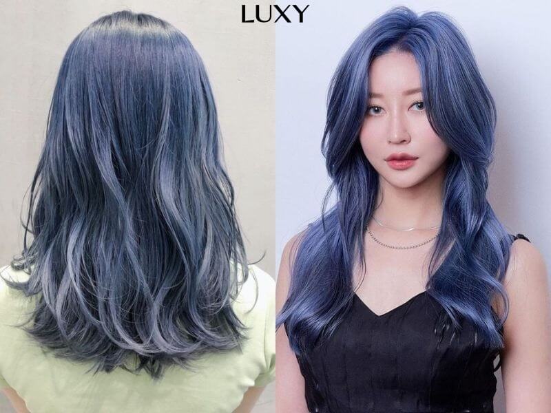 Hướng dẫn bảo quản tóc giả màu xanh dương