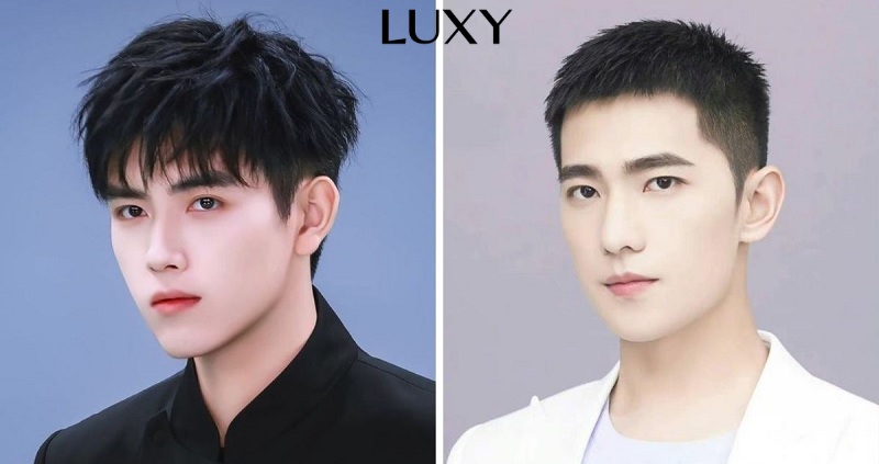 Tóc giả nguyên đầu một mái