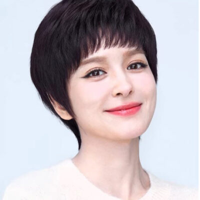 Tóc giả tém nữ LUXY móc tay da đầu mono kiểu hàn quốc trẻ trung